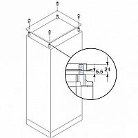 Проставки для вентиляции шкафа (IP20) |  код. AE1015 |  ABB